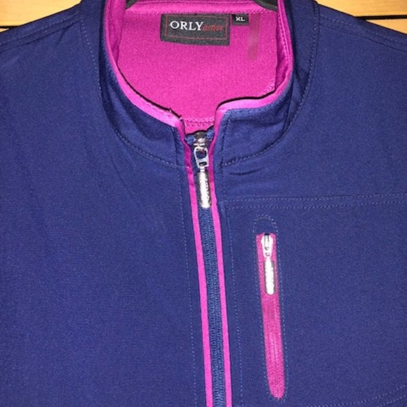 ORLY Sport Vest   Size XL    Burgundy/Navy - Picture 2 of 2